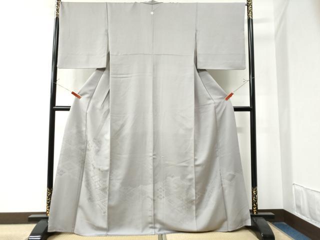 平和屋着物●豪華色留袖　花菱吉祥地紋　霞文　正絹　逸品　CAAZ3205yc