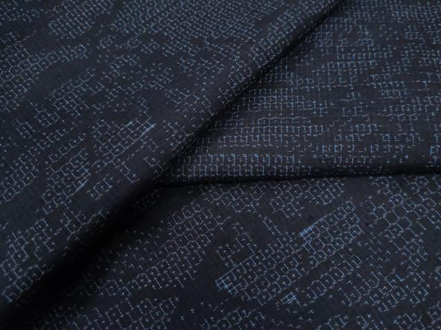 平和屋着物●結城紬　80亀甲　雲取り樹林風景文　ほていや扱い　正絹　逸品　CAAZ3220yc