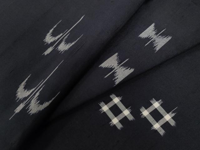 平和屋着物●本場琉球絣　紬　正絹　逸品　CAAZ3359yc