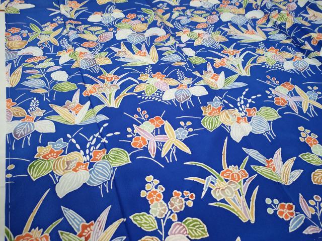 平和屋着物○訪問着 型染め 草花文 正絹 逸品 未使用 CAAZ3486yc