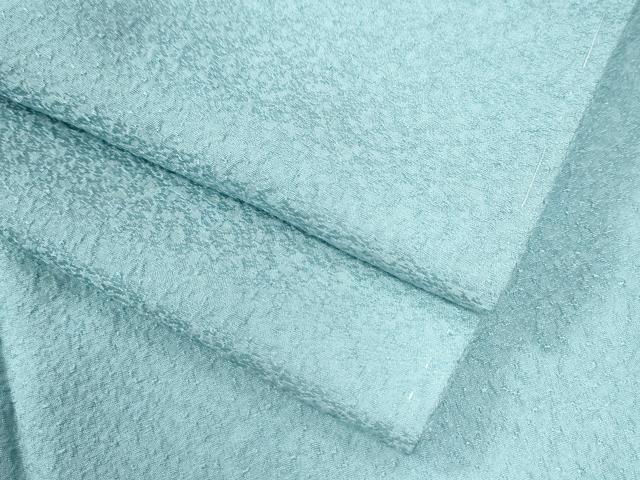 平和屋着物●上質な色無地　紋意匠　白藍色　正絹　逸品　CAAZ3516yc