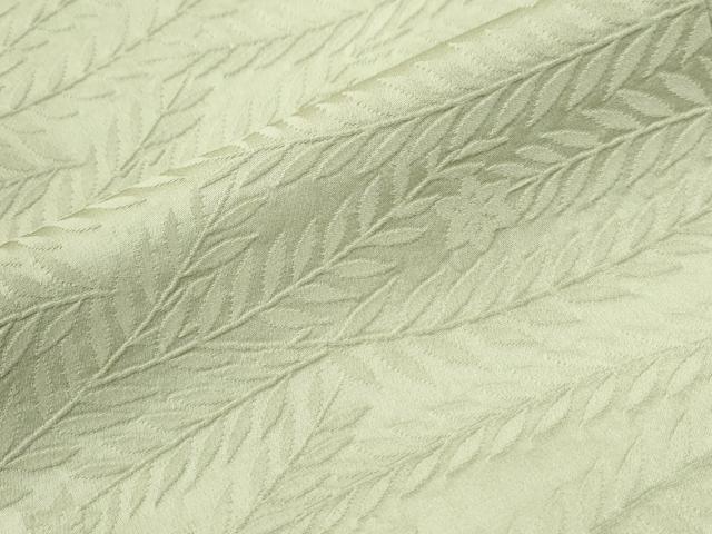 平和屋着物●上質な色無地　草花地紋　枯草色　正絹　逸品　CAAZ3538yc 平和屋着物○上質な色無地 草花地紋 枯草色 正絹 逸品 CAAZ3538yc