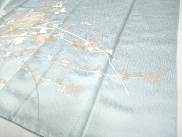 平和屋着物○創業460年・千總 訪問着 貝桶枝花文