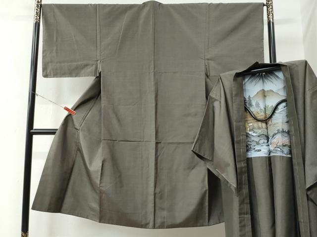 平和屋着物●男性　本場大島紬　アンサンブル　80亀甲　総詰め　正絹　逸品　未使用　CAAZ3622yc