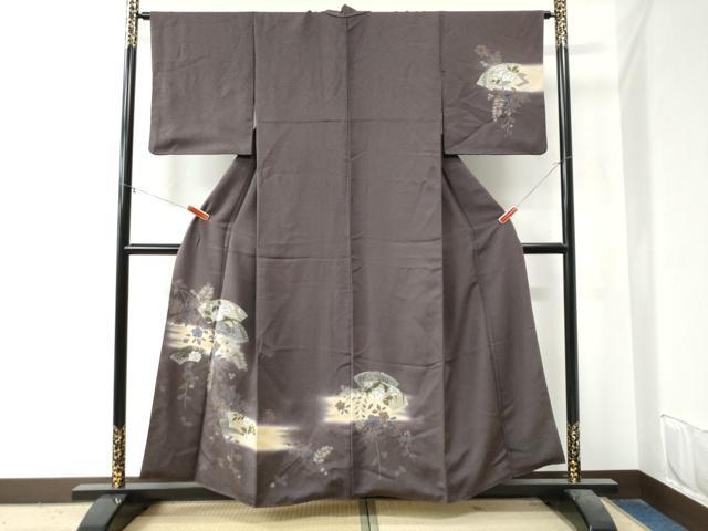 平和屋着物●訪問着　辻が花　絞り　暈し染め　正絹　逸品　CAAZ3692yc