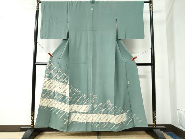 平和屋着物●本加賀友禅作家　中町博志　色留袖　枝花文　暈し染め　正絹　逸品　CAAZ3728yc