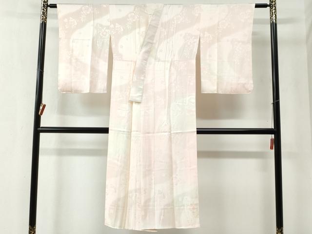 平和屋着物●長襦袢　袷　作家物　嵯峨野　もみじ染　辻が花地紋　暈し染め　正絹　逸品　CAAZ3803yc