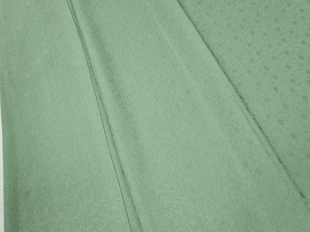 平和屋着物○上質な色無地 花唐草地紋 柳染色 正絹 逸品 CAAZ3900yc 色無地