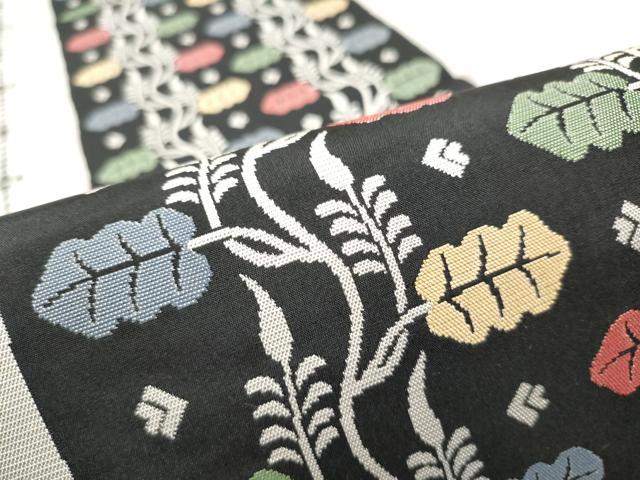 平和屋着物○六通柄袋帯 佳染 枝葉文 ますいわ屋扱い