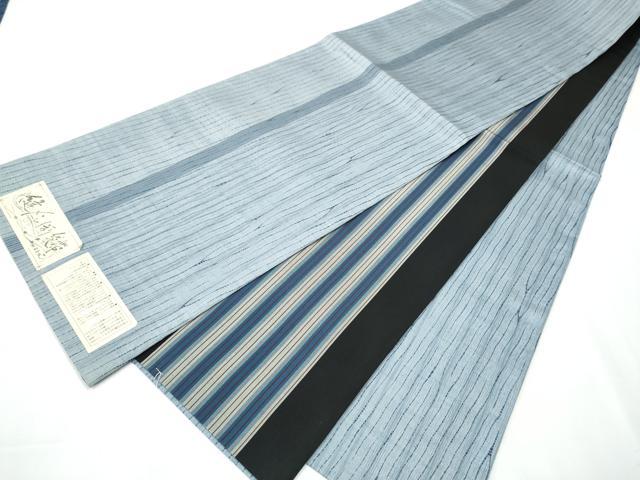 平和屋着物●全通柄袋帯　縫しぼり　間道　証紙付き　正絹　逸品　未使用　CAAZ4121hy