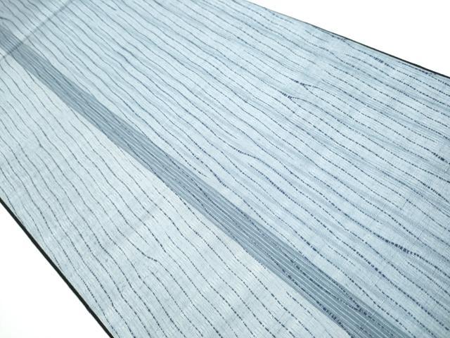 平和屋着物○全通柄袋帯 縫しぼり 間道 証紙付き 正絹 逸品