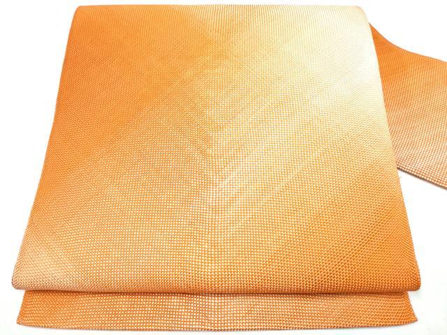 平和屋着物●八寸名古屋帯　組織　霞文　正絹　逸品　CAAZ4295hy