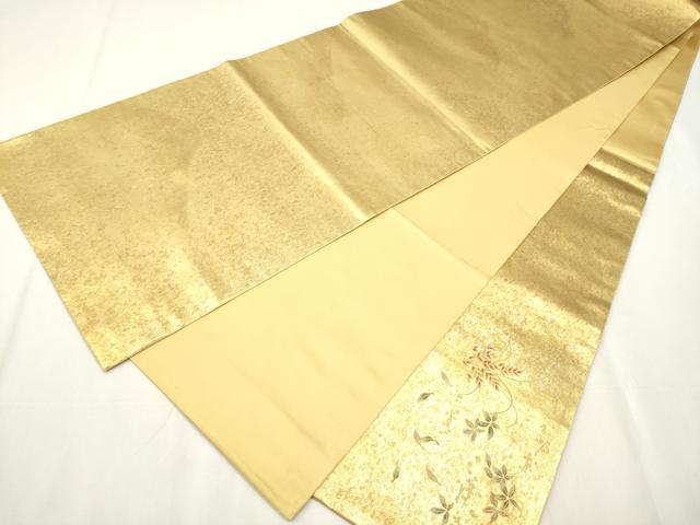 平和屋着物○太鼓柄袋帯 童子遊び 金糸 引箔 正絹 逸品 CAAZ4313hy