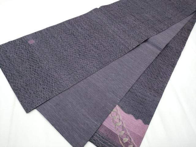 平和屋着物▽京の名門 じゅらく謹製 帝王紫 スリーシーズン 春夏秋