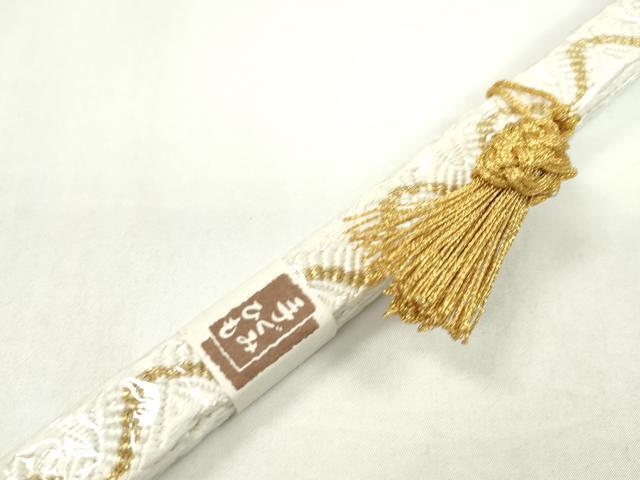 平和屋着物○和装小物 帯締め・帯揚げセット 礼装用 亀房付き 雲重ね