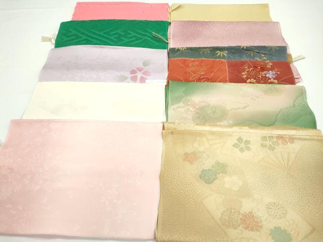 平和屋着物★和装小物　帯揚げ10枚セット　正絹　逸品　未使用　CAAZ6319ju