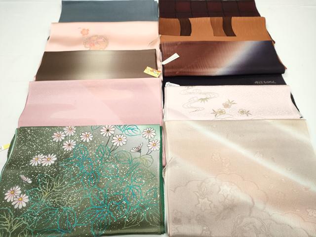 平和屋着物★和装小物　帯揚げ10枚セット　正絹　逸品　未使用　CAAZ6335ju