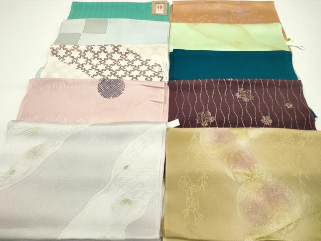 平和屋着物★和装小物　帯揚げ10枚セット　正絹　逸品　未使用　CAAZ6338ju