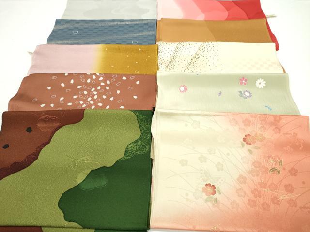 平和屋着物★和装小物　帯揚げ10枚セット　正絹　逸品　未使用　CAAZ6344ju