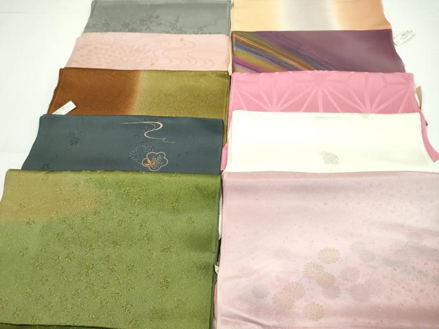 平和屋着物★和装小物　帯揚げ10枚セット　正絹　逸品　未使用　CAAZ6345ju