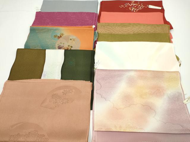 平和屋着物★和装小物　帯揚げ10枚セット　正絹　逸品　未使用　CAAZ6350ju