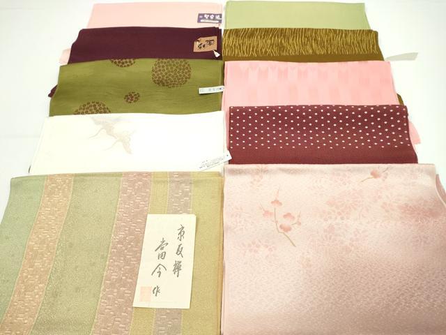 平和屋着物★和装小物　帯揚げ10枚セット　正絹　逸品　未使用　CAAZ6351ju