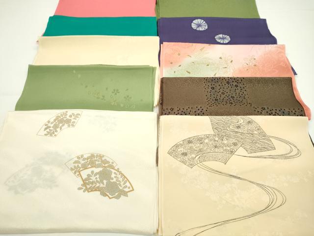 平和屋着物★和装小物　帯揚げ10枚セット　正絹　逸品　CAAZ6358ju