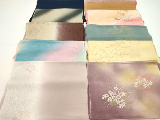 平和屋着物★和装小物　帯揚げ10枚セット　正絹　逸品　CAAZ6359ju