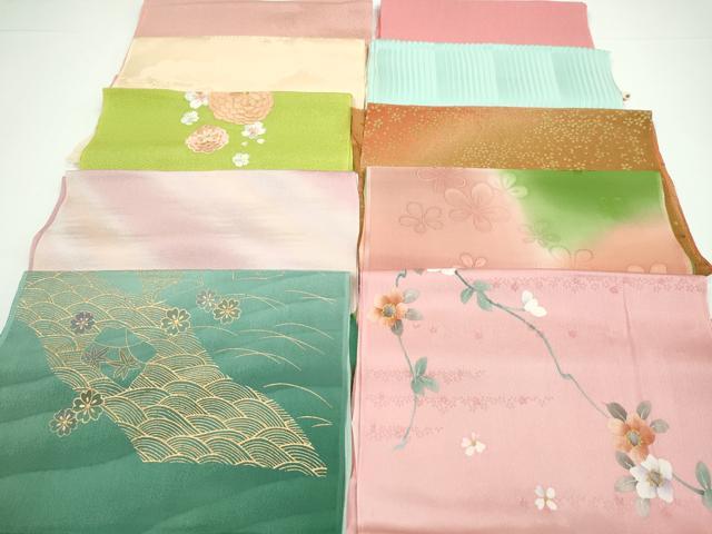 平和屋着物★和装小物　帯揚げ10枚セット　正絹　逸品　CAAZ6364ju
