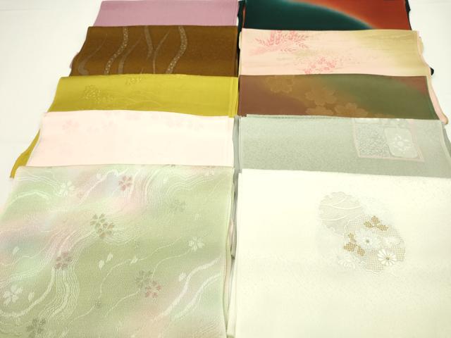 平和屋着物★和装小物　帯揚げ10枚セット　正絹　逸品　CAAZ6367ju