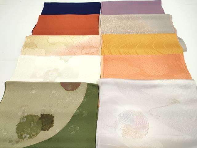 平和屋着物★和装小物　帯揚げ10枚セット　正絹　逸品　CAAZ6376ju