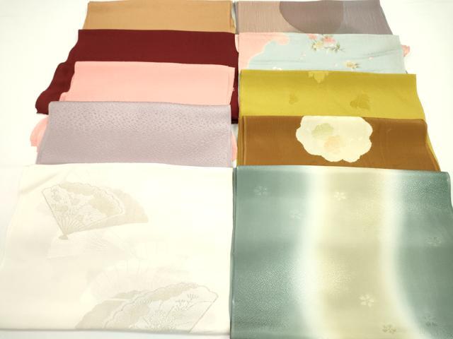 平和屋着物★和装小物　帯揚げ10枚セット　正絹　逸品　CAAZ6381ju