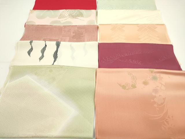 平和屋着物★和装小物　帯揚げ10枚セット　正絹　逸品　CAAZ6382ju