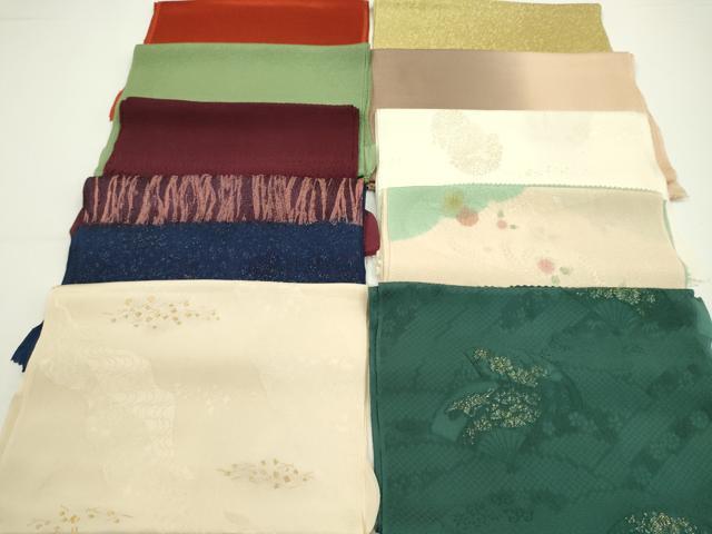 平和屋着物★和装小物　帯揚げ10枚セット　正絹　逸品　CAAZ6384ju