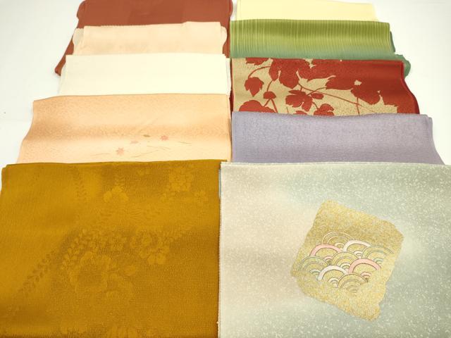 平和屋着物★和装小物　帯揚げ10枚セット　正絹　逸品　CAAZ6389ju