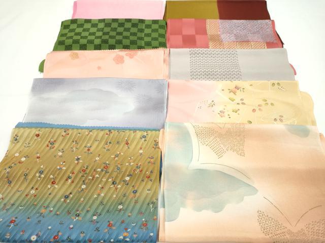 平和屋着物★和装小物　帯揚げ10枚セット　正絹　逸品　CAAZ6394ju