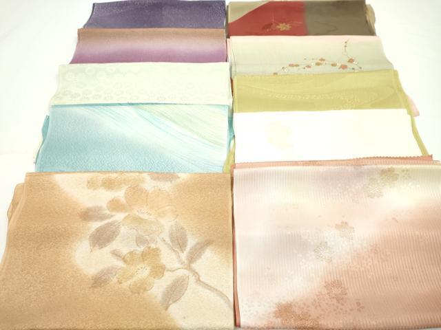 平和屋着物★和装小物　帯揚げ10枚セット　正絹　逸品　CAAZ6396ju