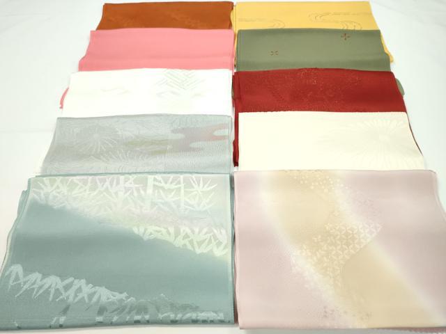 平和屋着物★和装小物　帯揚げ10枚セット　正絹　逸品　CAAZ6399ju