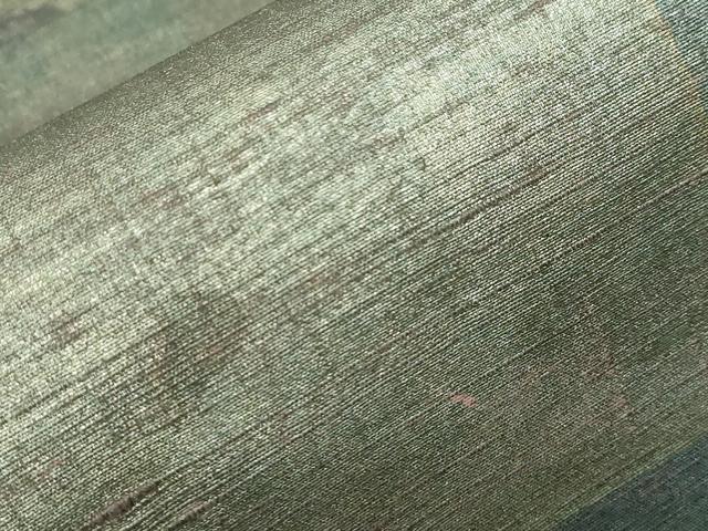 平和屋着物●全通柄袋帯　紬地　霞文　引箔　正絹　逸品　未使用　CAAZ6428dy 平和屋着物○全通柄袋帯 紬地 霞文 引箔 正絹 逸品 未