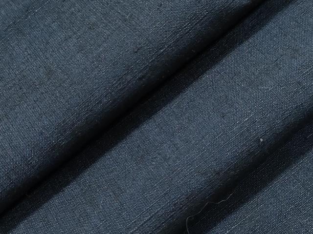 平和屋着物●男性　紬　濃紺地　正絹　逸品　CAAZ6497dy