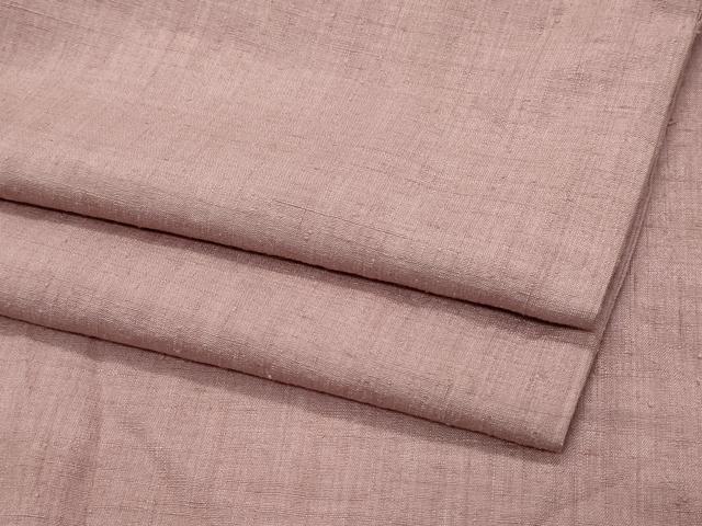 平和屋着物●本場結城紬　重要無形文化財　色無地　鴇浅葱色　正絹　逸品　CAAZ8003vf