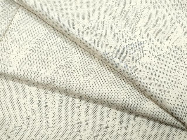 平和屋着物●本場大島紬　白大島　9マルキ　樹林文　正絹　逸品　CAAZ8010vf