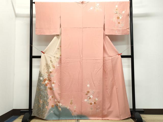 平和屋着物▽羽織 スリーシーズン 春夏秋 塵除け 雲取り紋紗 羊羹色