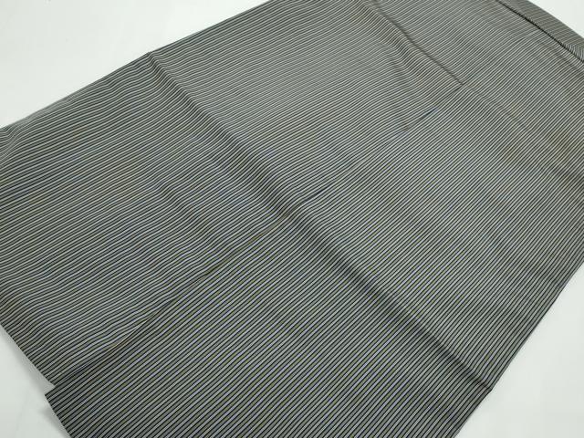 平和屋着物●男性　行灯袴　作家物　本草木染　鶴城平　間道　正絹　逸品　CAAZ8034vf 平和屋着物○男性 行灯袴 作家物 本草木染 鶴城平 間道 正絹