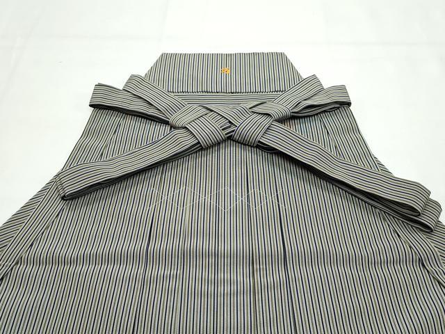 平和屋着物●男性　行灯袴　作家物　仙臺平　間道　間道　正絹　逸品　CAAZ8035vf 平和屋着物○男性 行灯袴 作家物 仙臺平 間道 間道