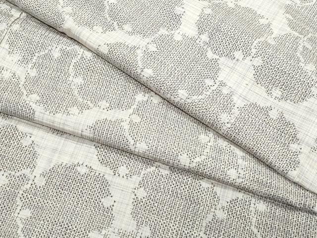 平和屋着物●上質な紬　雪輪文　正絹　逸品　CAAZ8182vf