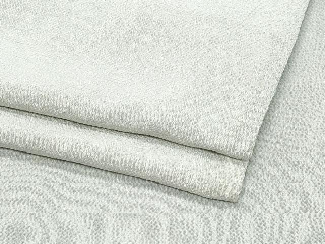 平和屋着物●上質な色無地　利休白茶色　鬼しぼ縮緬　正絹　逸品　CAAZ8188vf