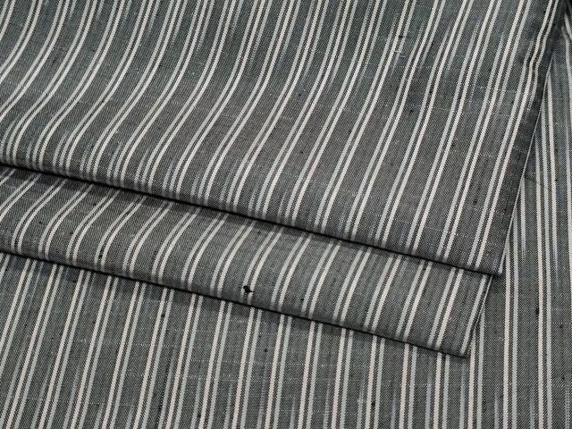 平和屋着物●上質な紬　縞　正絹　逸品　CAAZ8207vf