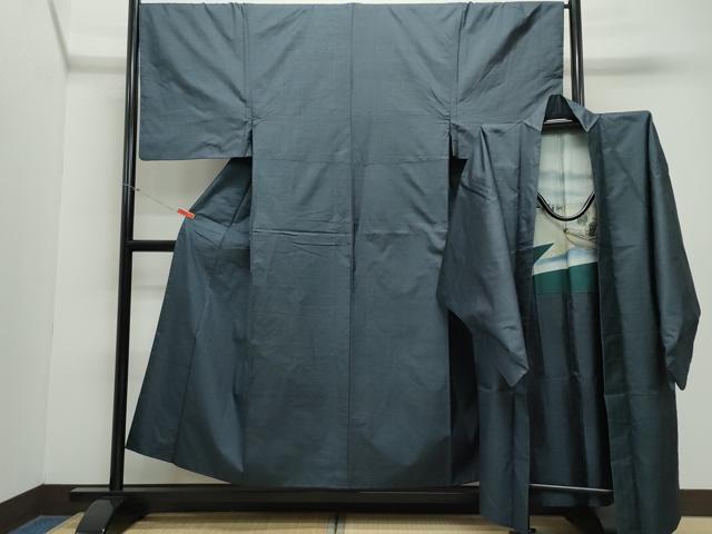 平和屋着物●男性　本場大島紬　アンサンブル　100亀甲　総詰め　正絹　逸品　CAAZ8255vf