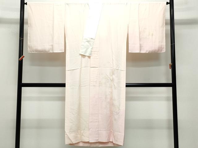 平和屋着物●長襦袢　無双仕立て　飛鶴松梅文　金彩　正絹　逸品　CAAZ8323vf